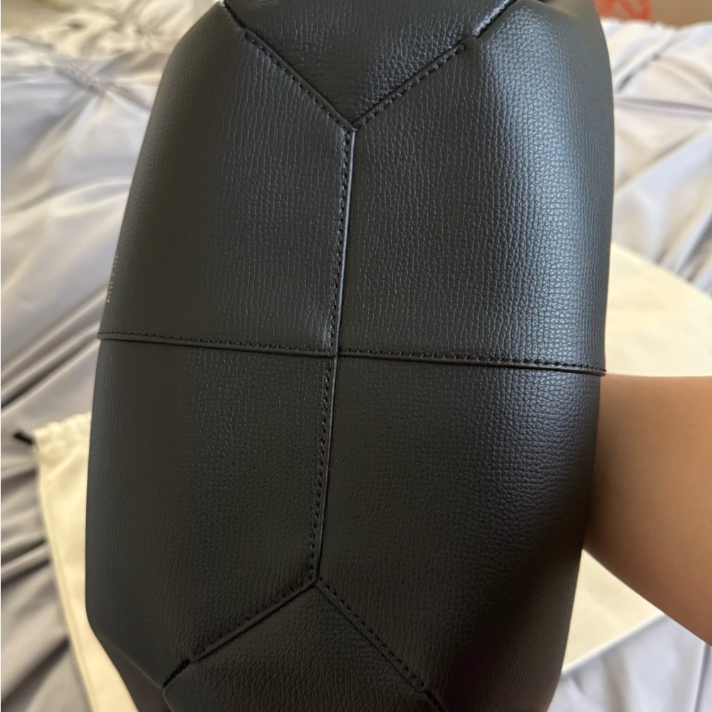 Polène Black Leather Tote Bag - Picture 9 of 12